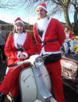 Salford Santa Scooter Run  to The Christie